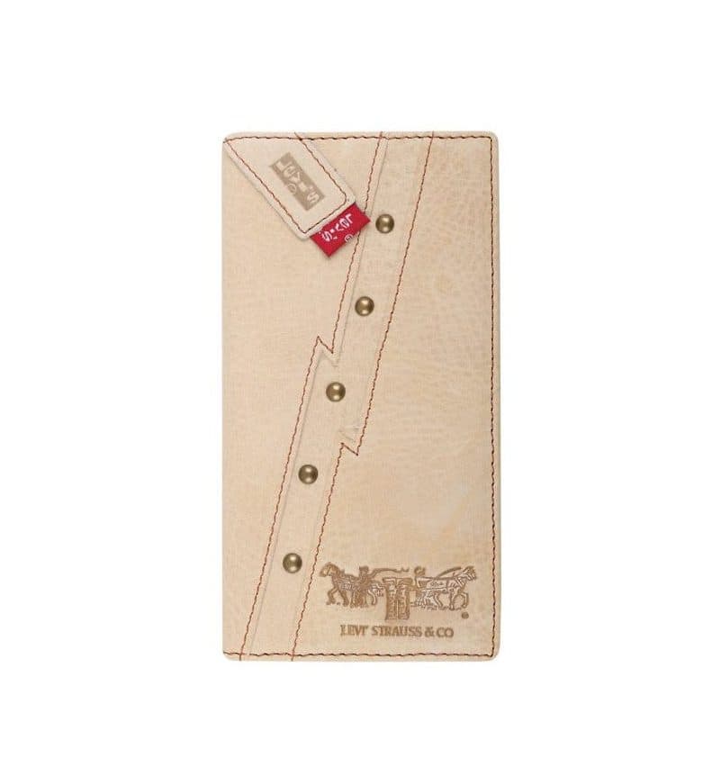 کیف پول دلاری levis چرم طبیعی L-W21C — تصویر ۴