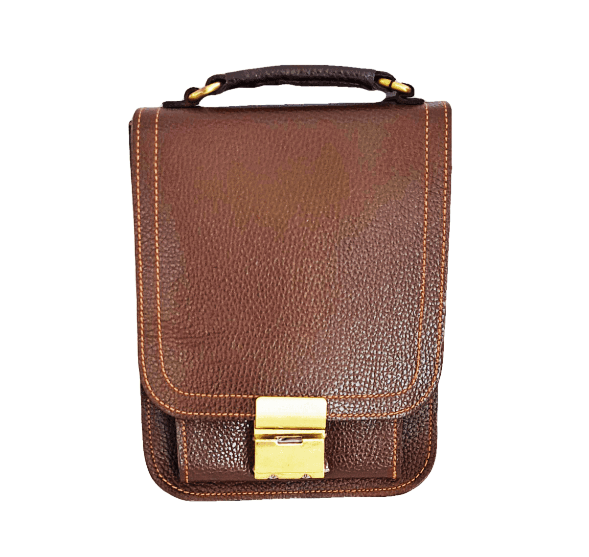 کیف دوشی رمز دار چرم طبیعی مردانه کد MB-10 — تصویر ۶