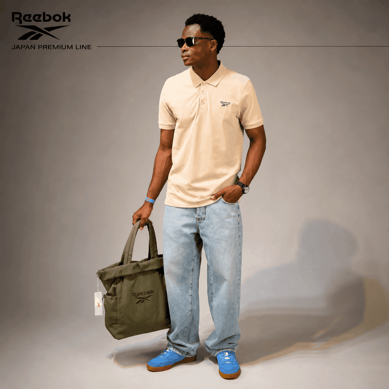 تیشرت مردانه ریباک مدل Reebok Blaze Embroidered SS Polo Shirt Retro Teal 200119