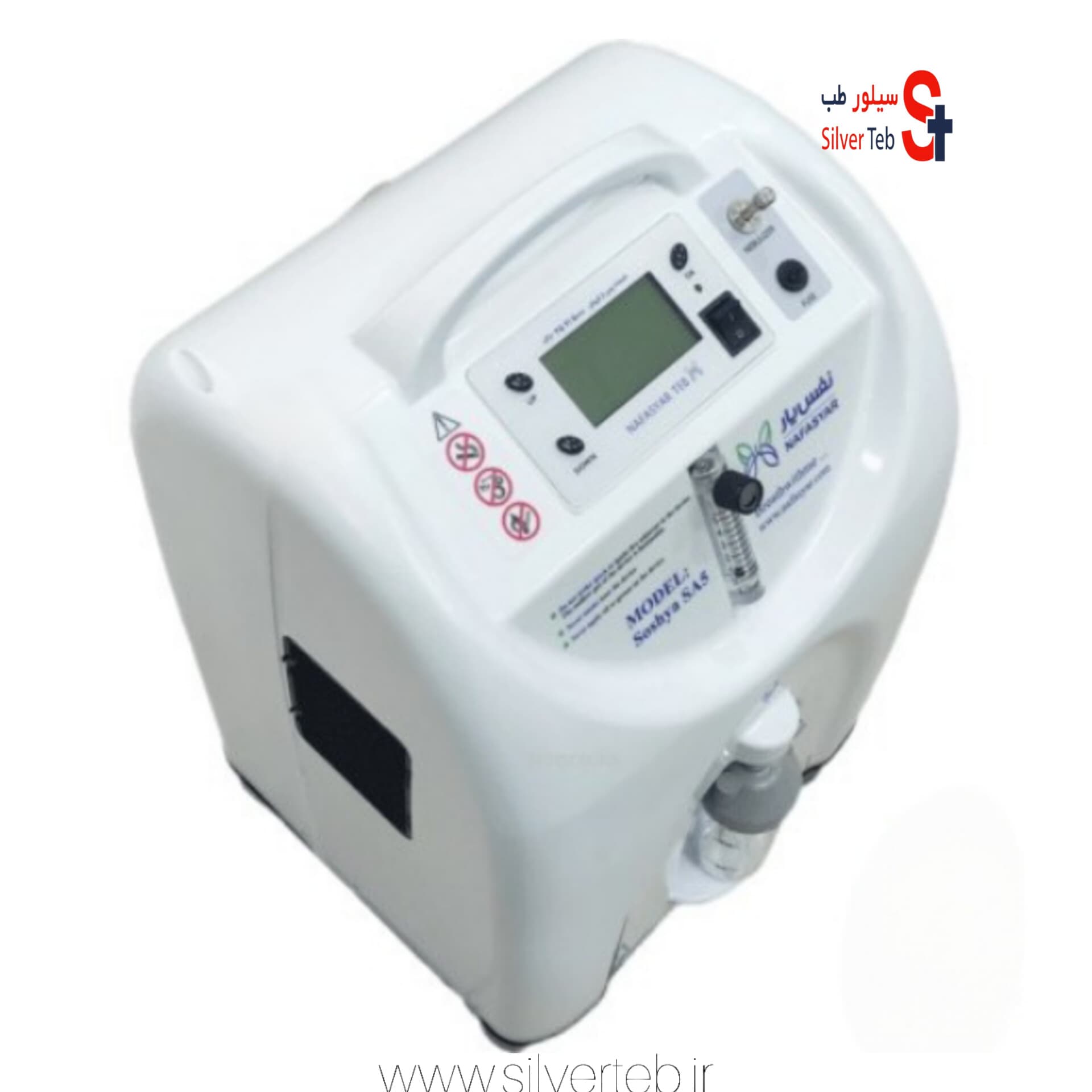اکسیژن ساز 5 لیتری نفس یار طب سوشیا مدل SA5 (کار کرده در حد) — تصویر ۵