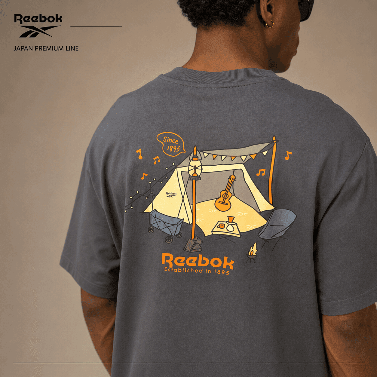 تیشرت مردانه ریباک مدل Reebok Casual Sports Knit Short-Sleeve T-Shirt Unisex 200106 — تصویر ۲