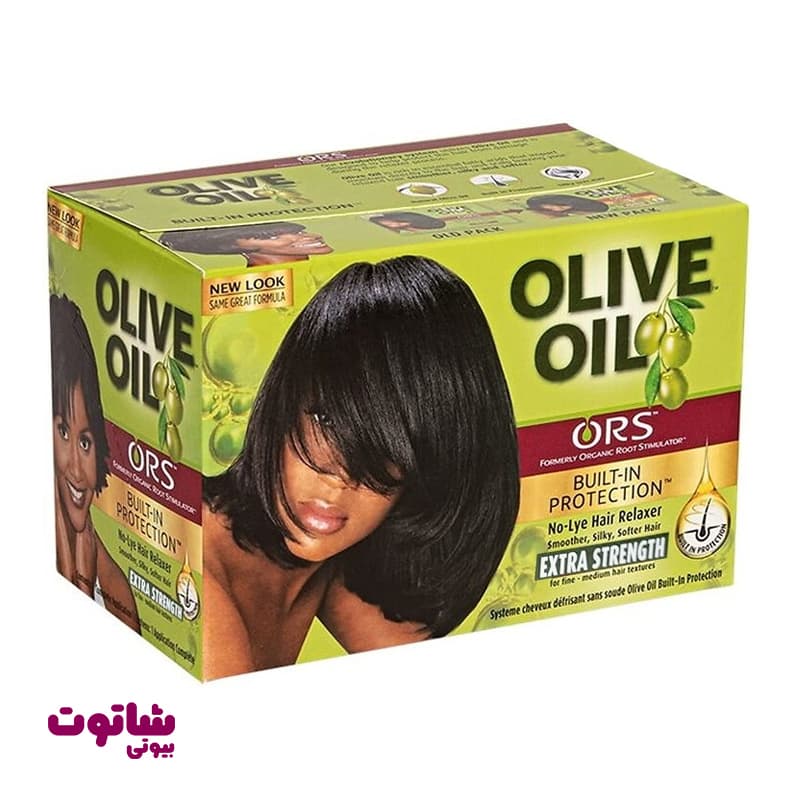 صاف کننده مو او آر اس مدل olive oil وزن 490 گرم