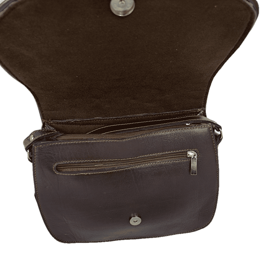 کیف دست دوز چرم طبیعی شوکا کد WB-7 — تصویر ۷