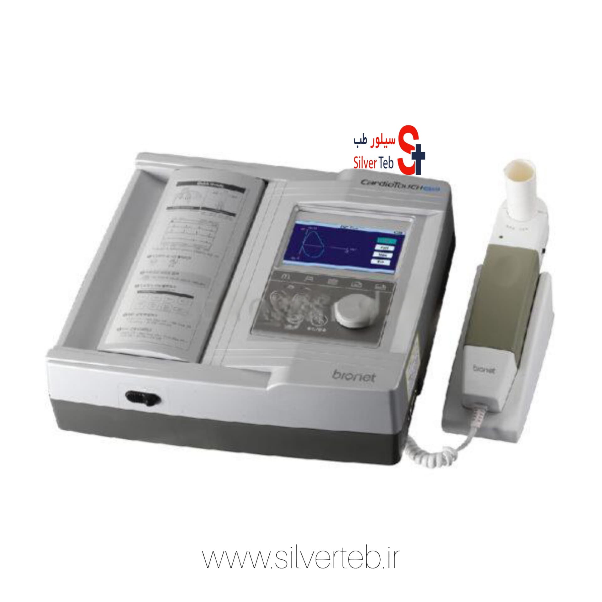 دستگاه اسپیرومتر (تست ریه) بایونت BIONET مدل SPM-300 ساخت کره — تصویر ۲