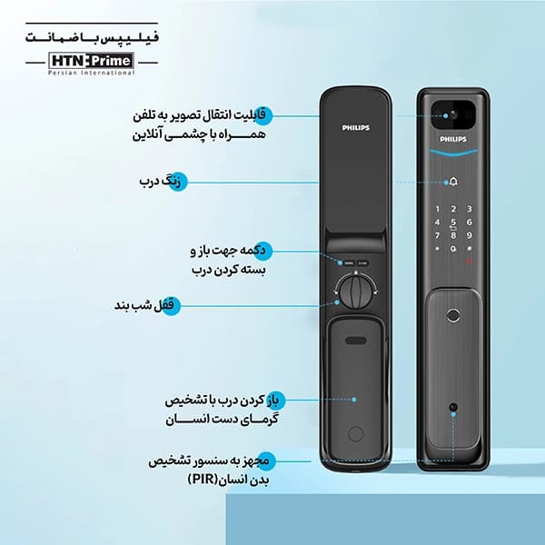 دستگیره هوشمند فیلیپس ALPHA-V-5HWS — تصویر ۳