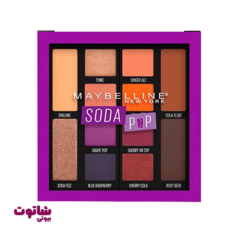 پالت سایه چشم میبلین مدل Soda Pop حجم 8 میل — تصویر ۵