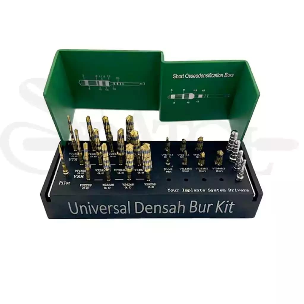 کیت استئودنسیفیکیشن PD -Osseodensification (فرزهای بلند و کوتاه) برند دنتال دیوایس Dental Devices