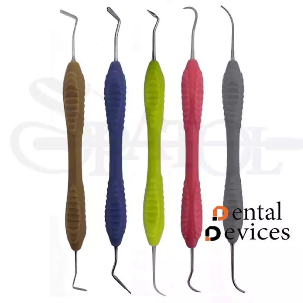 ست قلم کامپوزیت سیلیکونی سولو مدل LM دنتال دیوایس Dental Devices — تصویر ۲