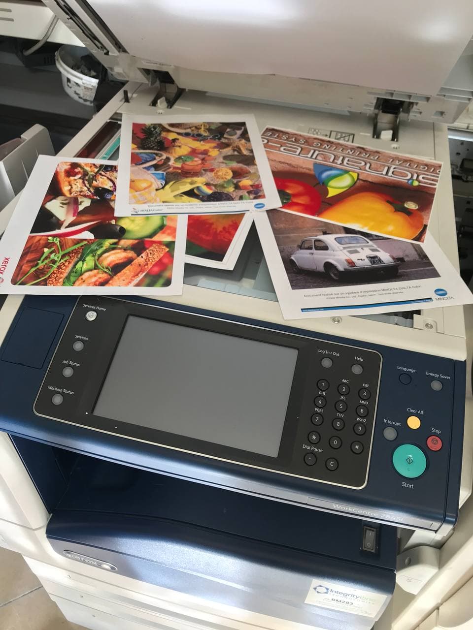 دستگاه کپی رنگی زیراکس xerox workcentre ۷۸۴۵(استوک)