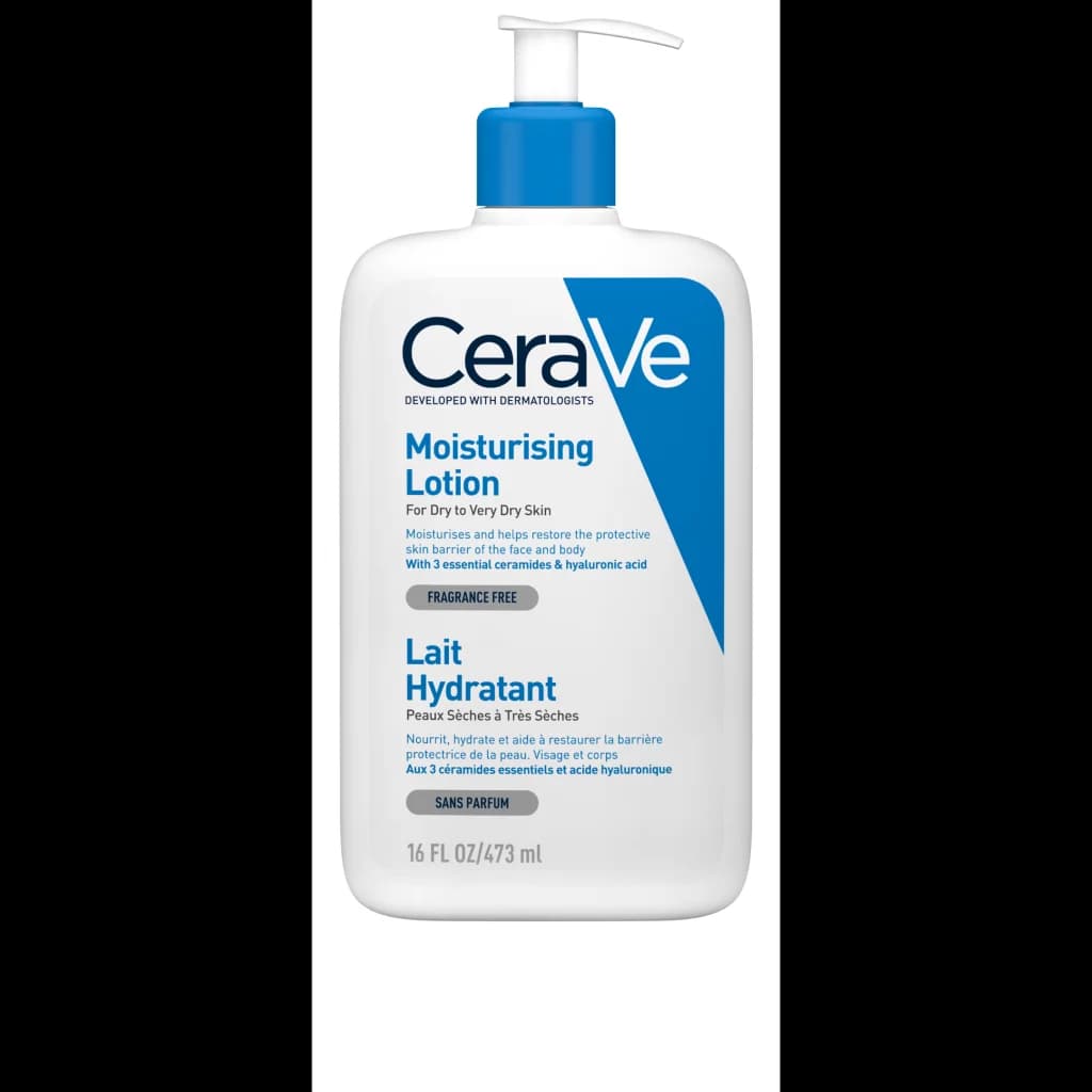 لوسیون کرم مرطوب کننده آبرسان قوی پوست خشک و بسیار خشک 473 میل سراوی CeraVe Moisturizing Lotion For Dry To Very Dry Skin