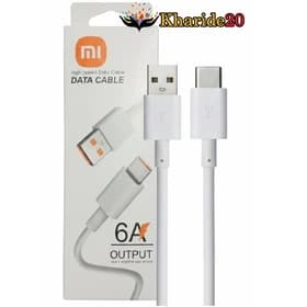 کابل شارژ و دیتا Type C شیائومی مدل Mi فست ۱ متری ۶A — تصویر ۵
