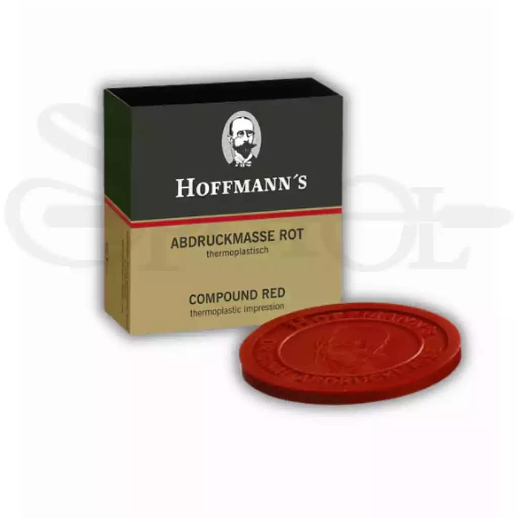استنس قالبگیری تخت قرمز هافمن آلمانی Hoffmannʼs Impression Compound Red Stents — تصویر ۳