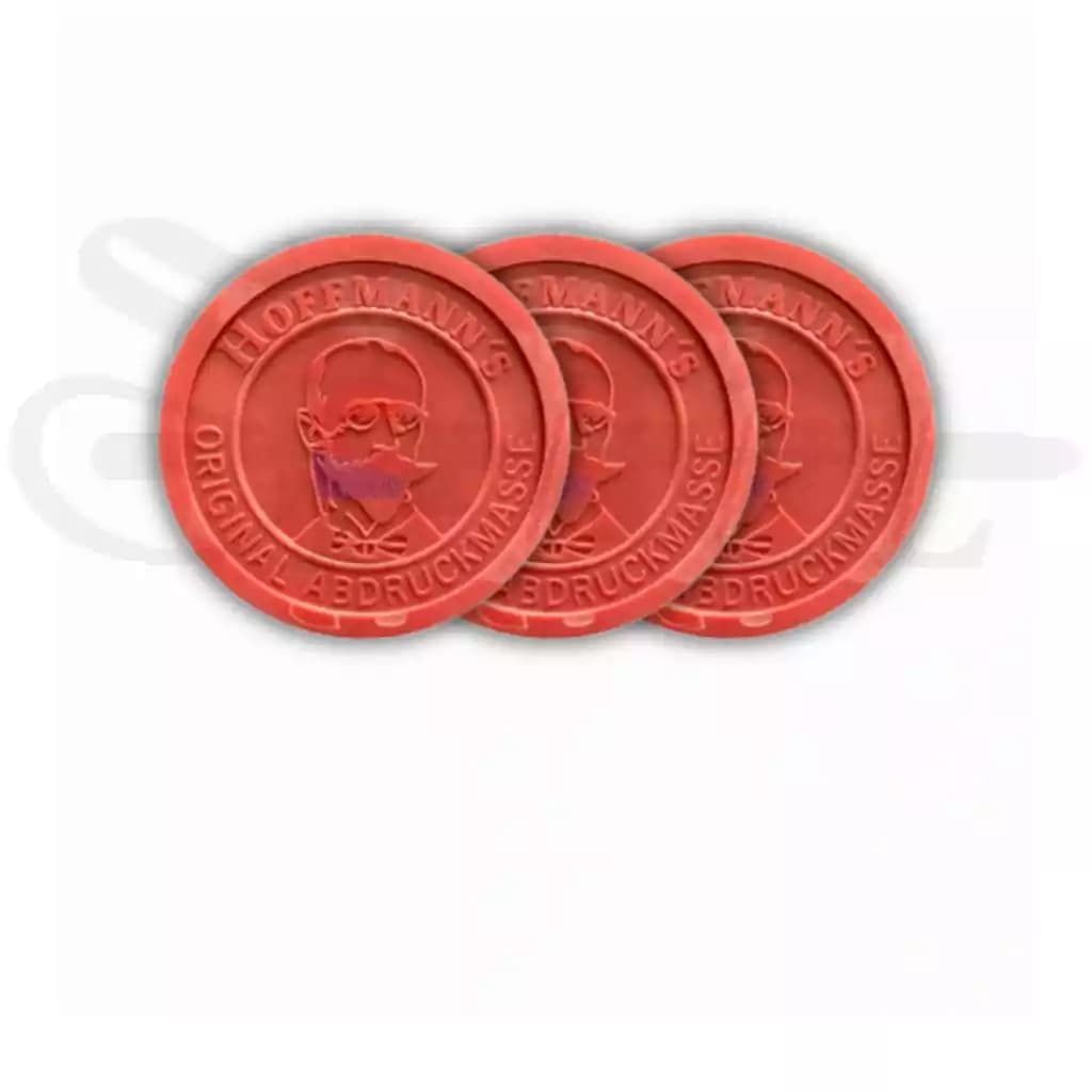 استنس قالبگیری تخت قرمز هافمن آلمانی Hoffmannʼs Impression Compound Red Stents — تصویر ۴