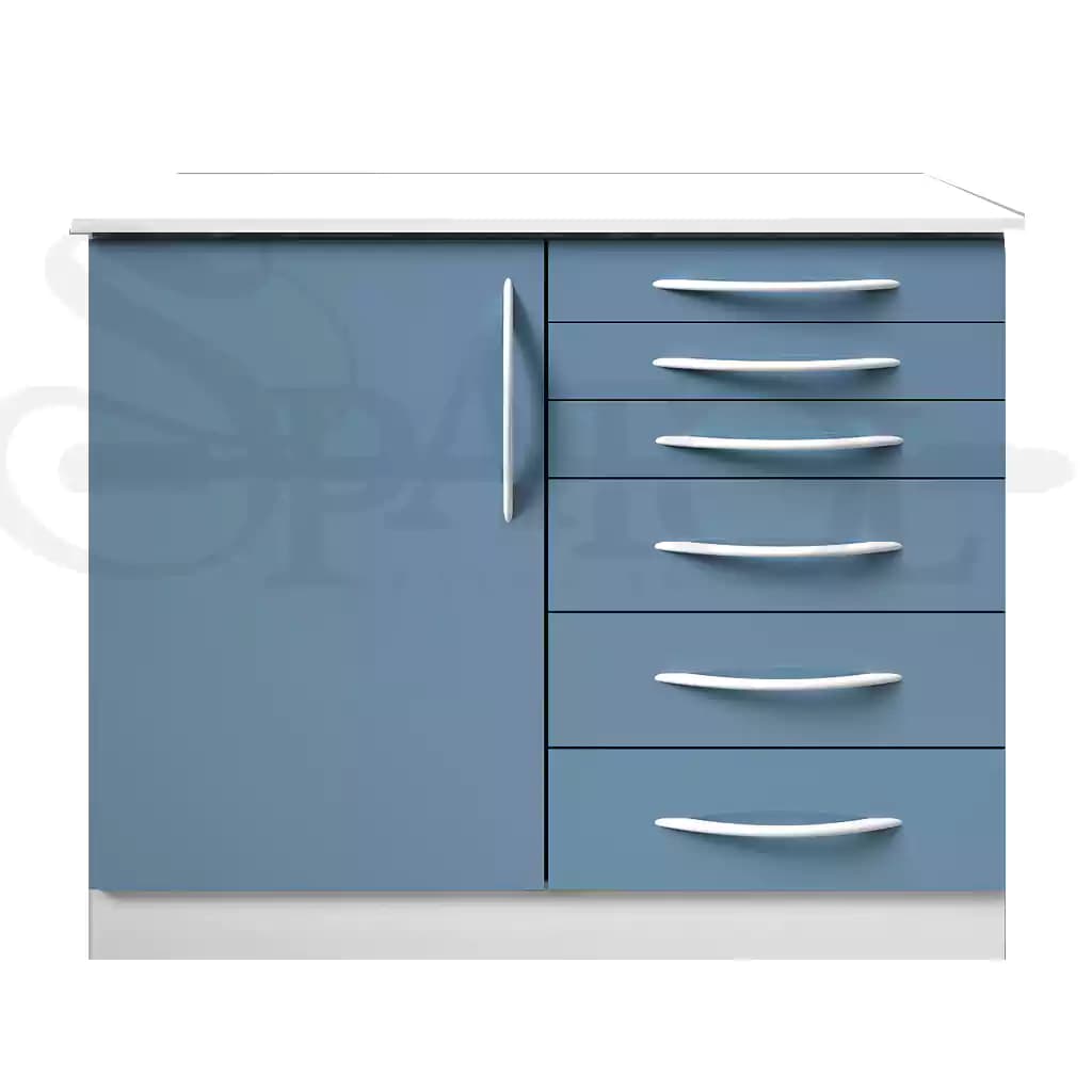 کابینت یک متری mdf هایگلاس CA101 برند navidekbatan