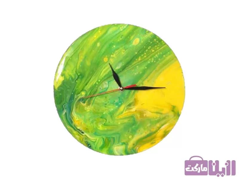 ساعت دیواری رزینی طرح کیوان — تصویر ۶