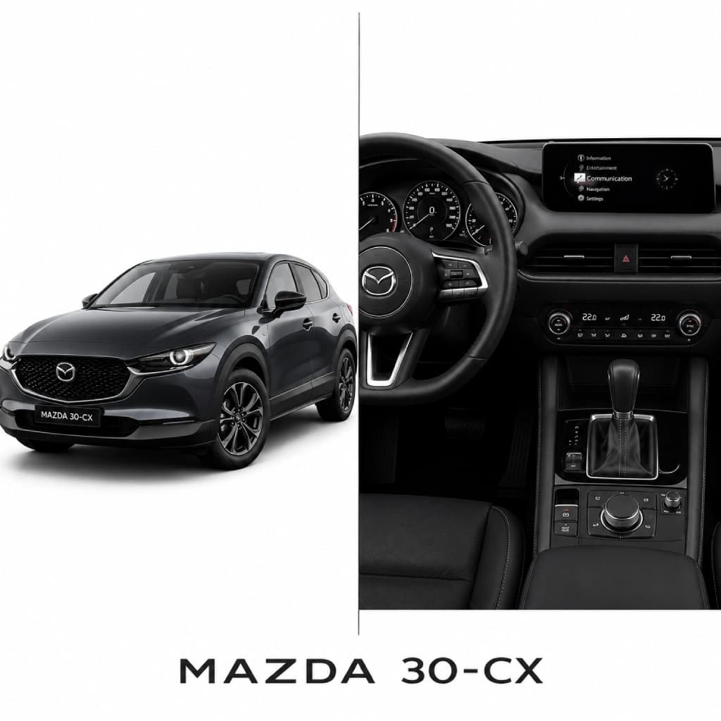 محافظ مانیتور و کنسول نانو مناسب برای مزدا CX-30 — تصویر ۲