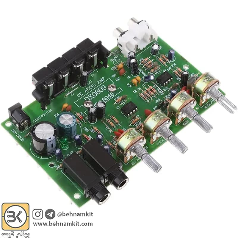 آمپلی فایر 60 وات استریو DX0809 — تصویر ۸