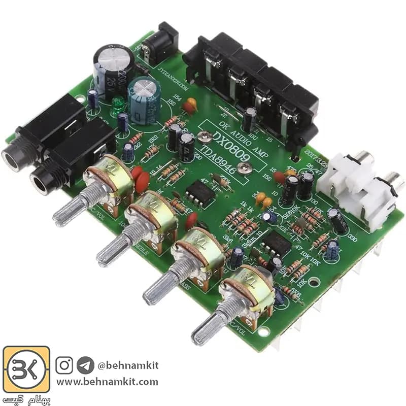 آمپلی فایر 60 وات استریو DX0809 — تصویر ۶