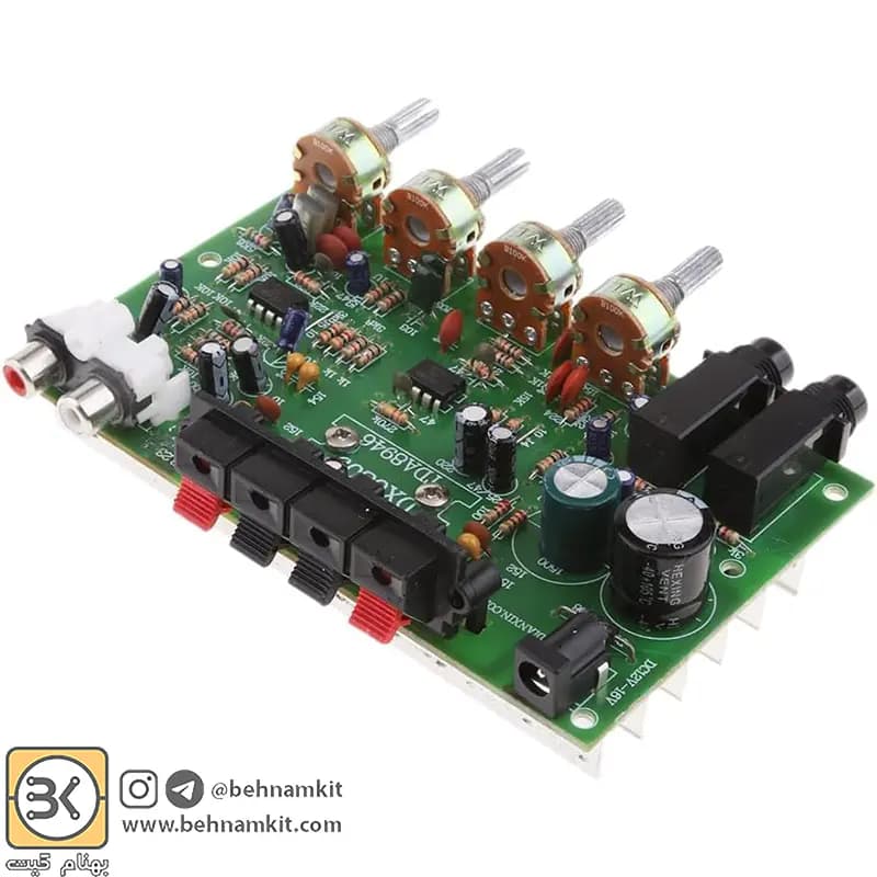 آمپلی فایر 60 وات استریو DX0809 — تصویر ۲