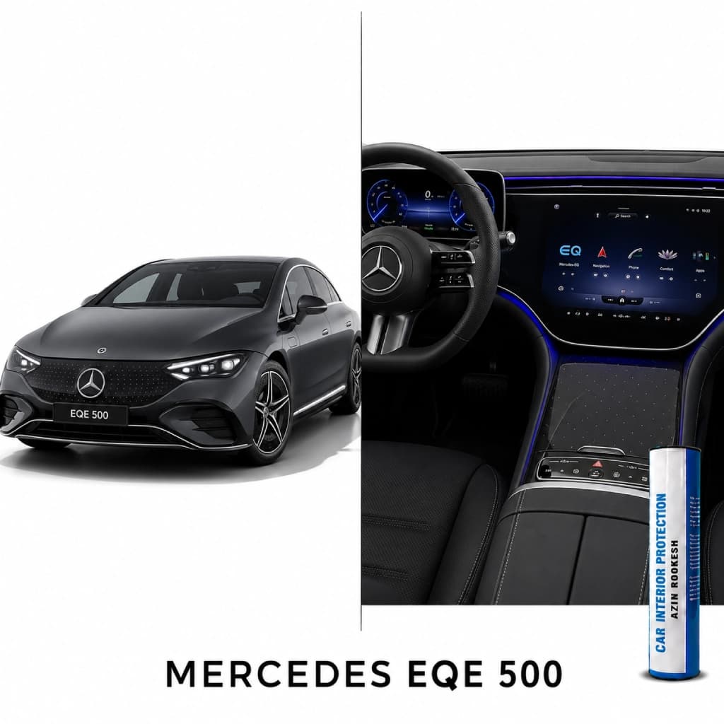 محافظ مانیتور و کنسول نانو مناسب برای مرسدس بنز EQE 500 — تصویر ۲