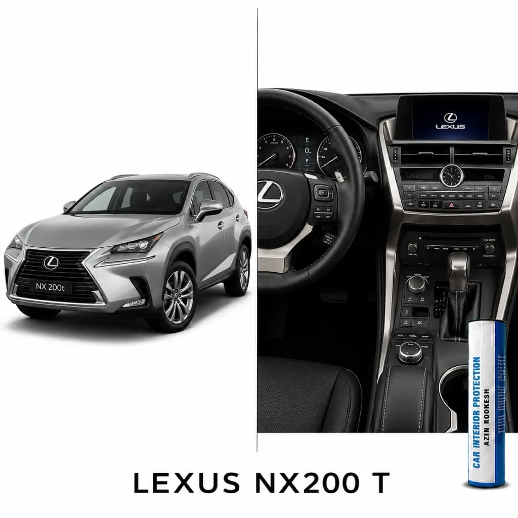 محافظ مانیتور و کنسول نانو مناسب برای لکسوس NX 200 T — تصویر ۳