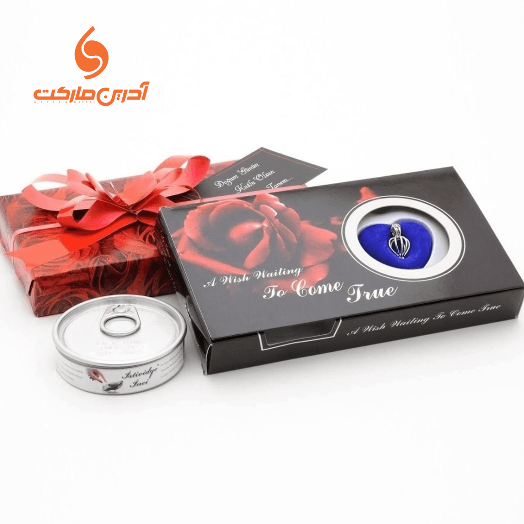 گردنبند مروارید در صدف اصل با پک هدیه لاکچری – سورپرایز عاشقانه | آدرین مارکت — تصویر ۴