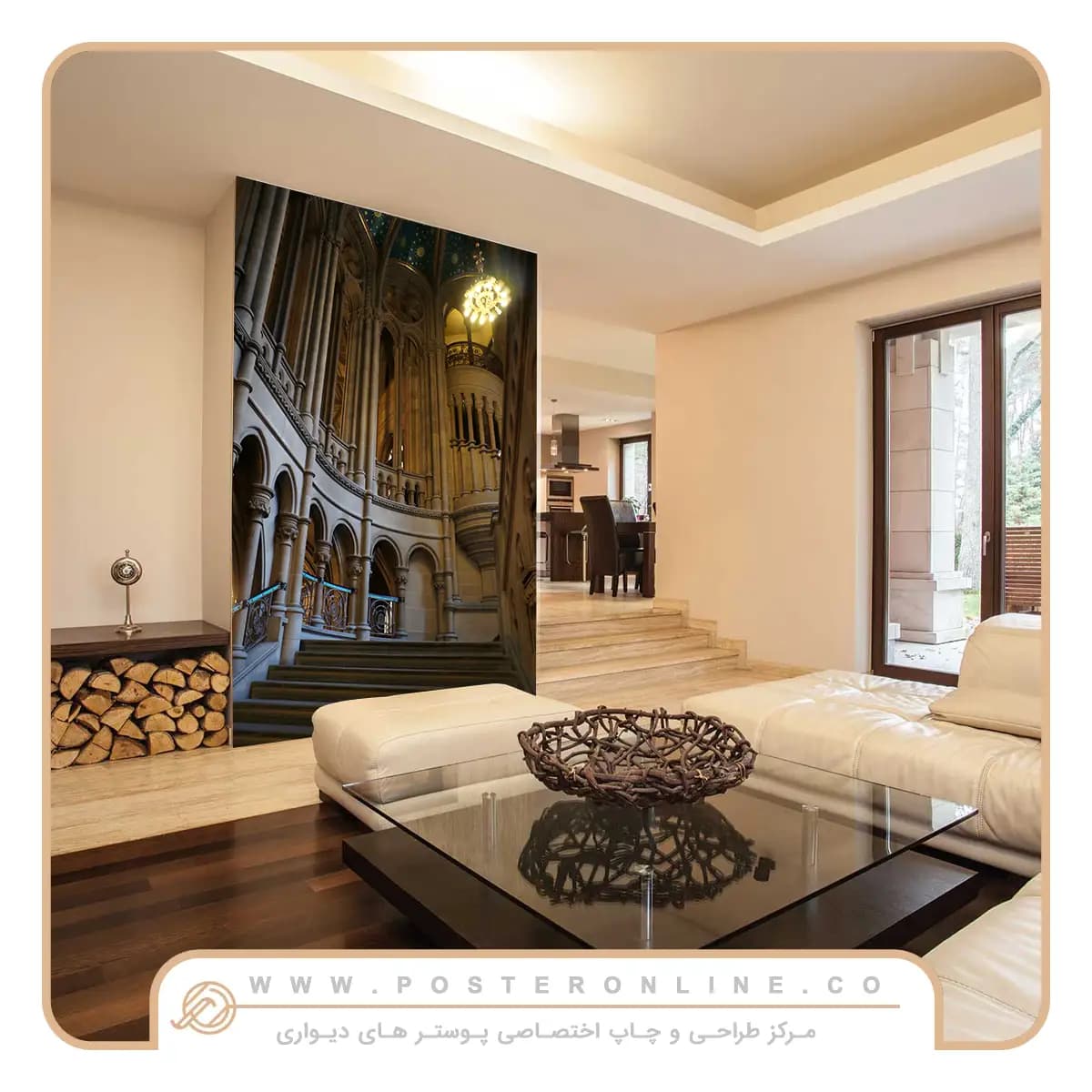 پوستر دیواری معماری کاخ سلطنتی کد arc-0002