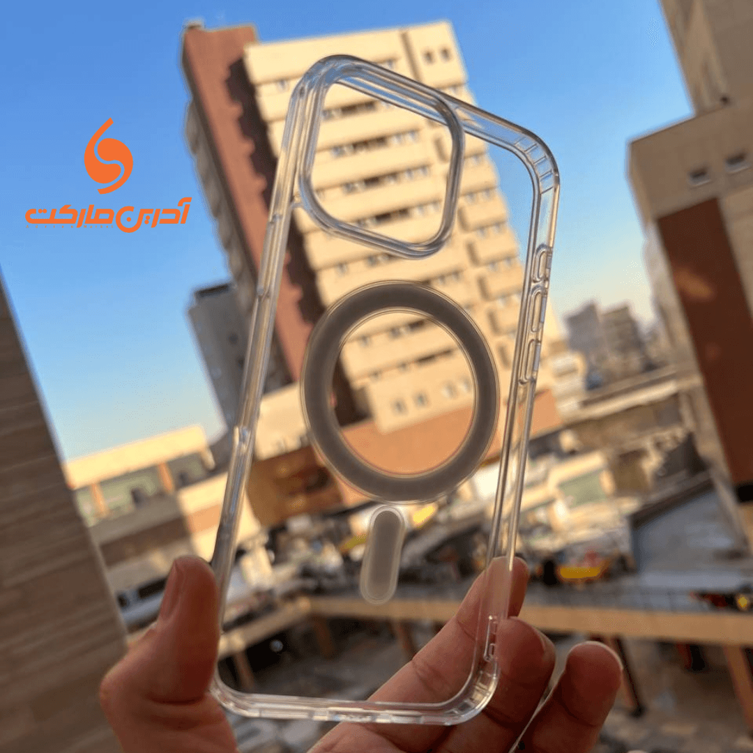 قاب شفاف مگنتی آیفون سری 16 (iPhone 16 / 16 Pro / 16 Pro Max) | مدل MagSafe | فروش ویژه در آدرین مارکت — تصویر ۷