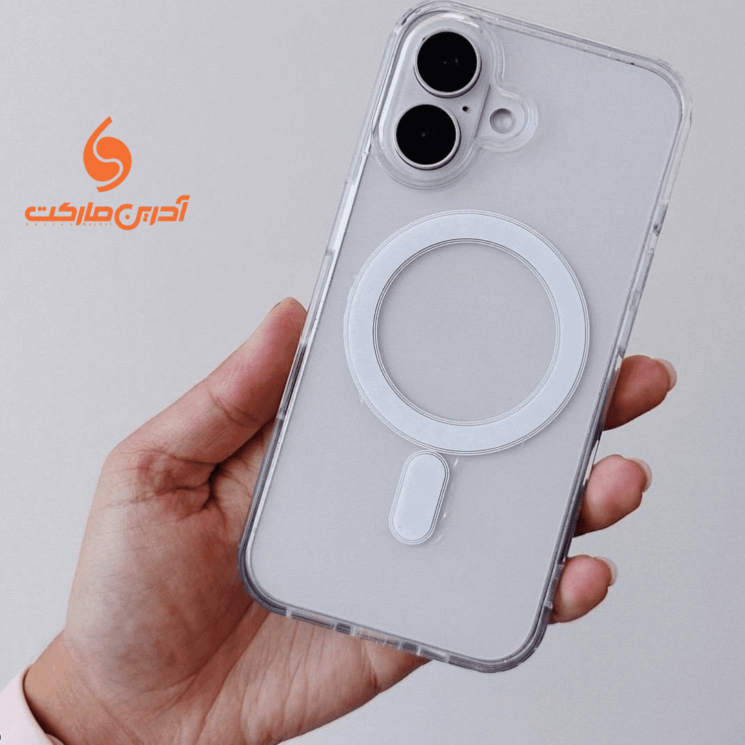 قاب شفاف مگنتی آیفون سری 16 (iPhone 16 / 16 Pro / 16 Pro Max) | مدل MagSafe | فروش ویژه در آدرین مارکت — تصویر ۹