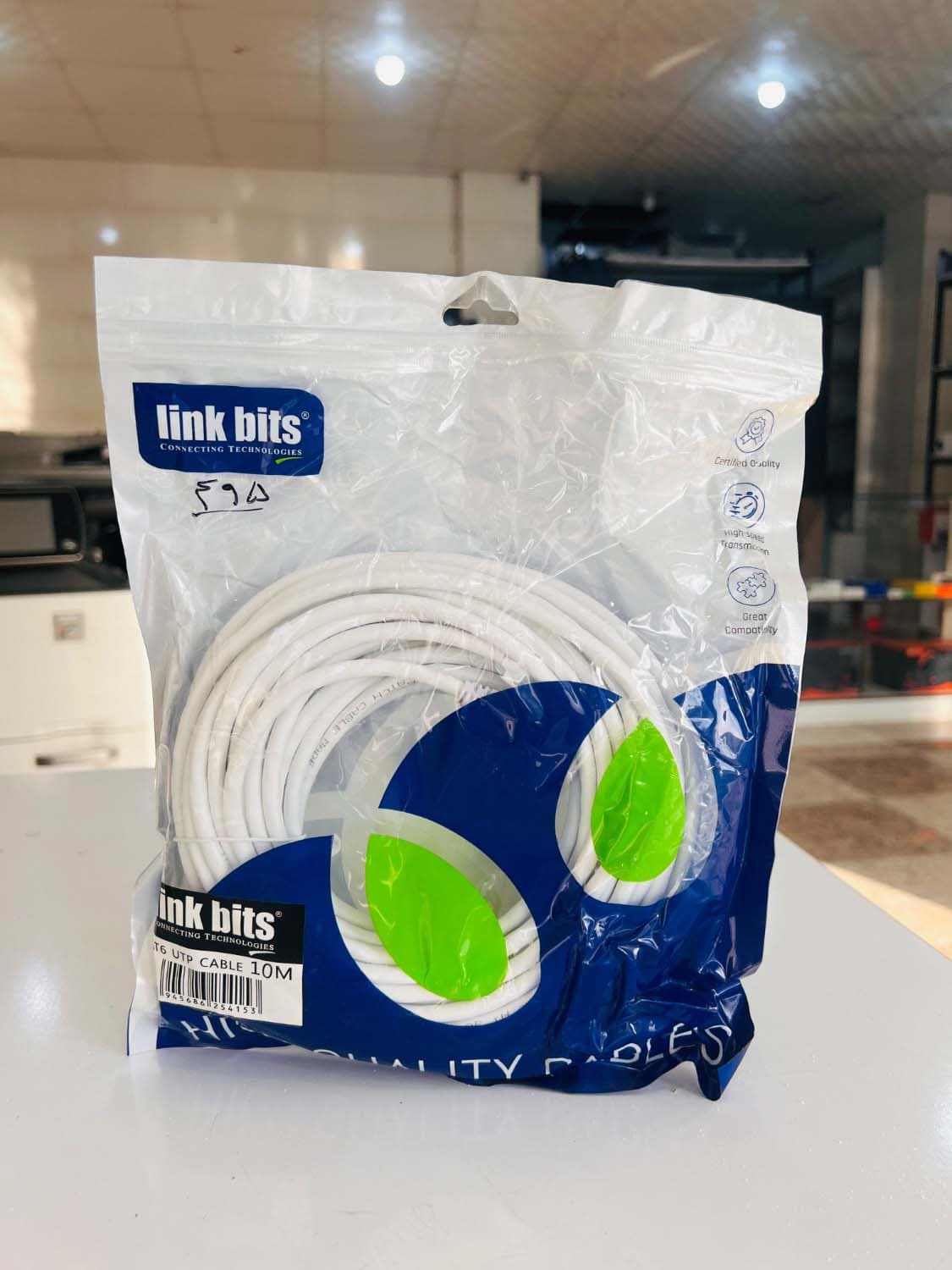کابل شبکه پچ کورد 10 متری لینک بیتس CAT6