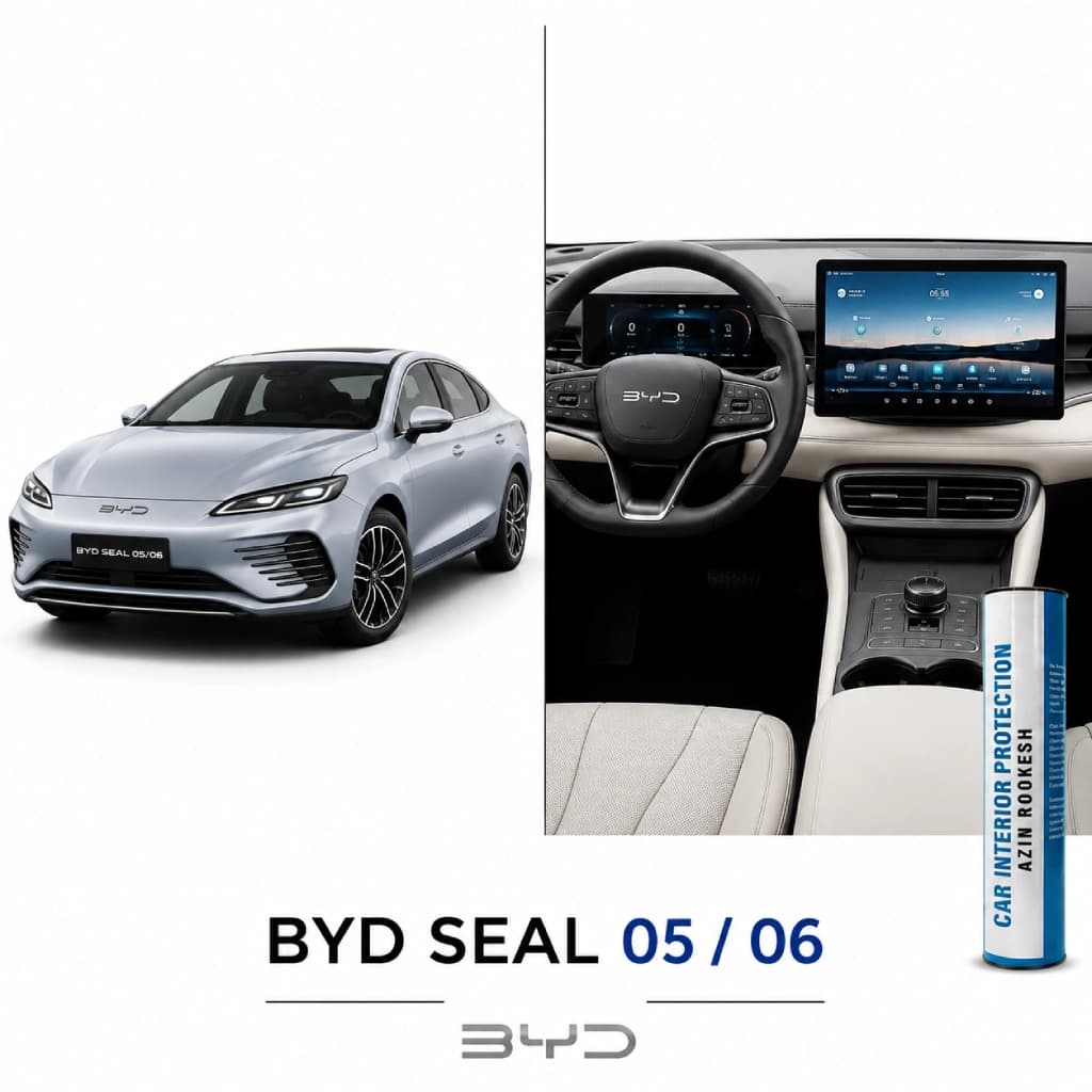 محافظ مانیتور و کنسول نانو مناسب برای BYD SEAL 05 / 06 — تصویر ۳