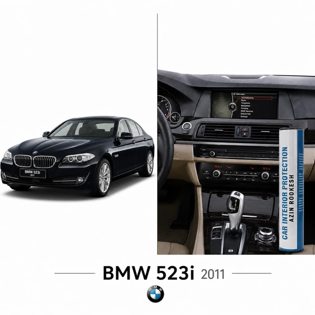 محافظ مانیتور و کنسول نانو مناسب برای BMW 523i 2011