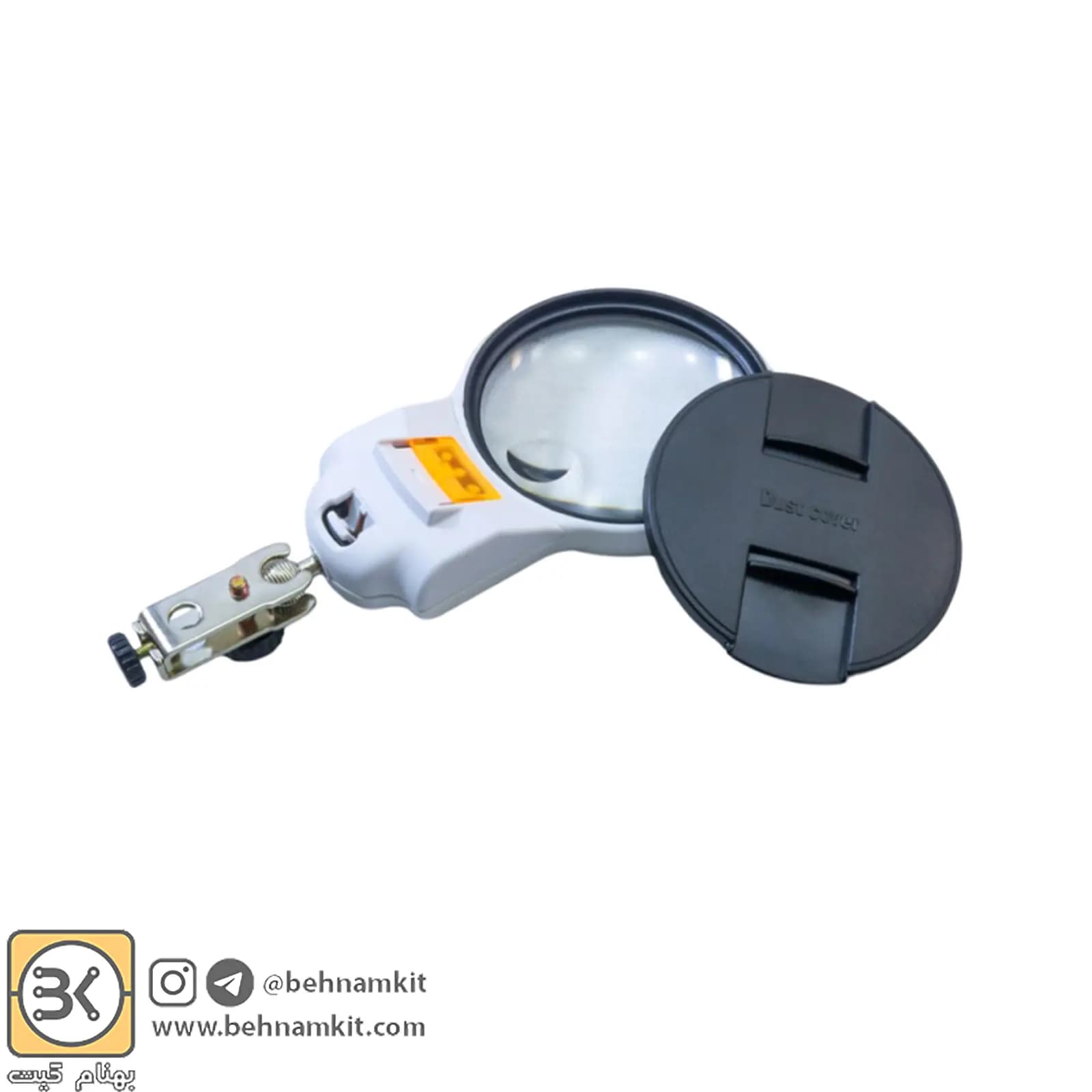 گیره مونتاژ ذره بین دار به همراه پایه هویه مدل MG16129AC — تصویر ۸