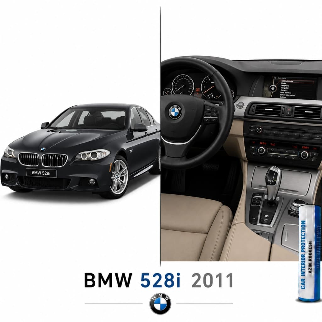 محافظ مانیتور و کنسول نانو مناسب برای BMW 528i 2011