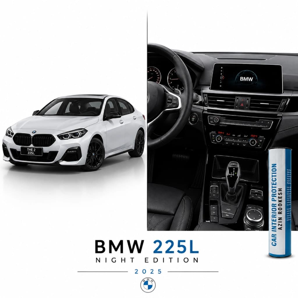محافظ مانیتور و کنسول نانو مناسب برای BMW 225L Night edition