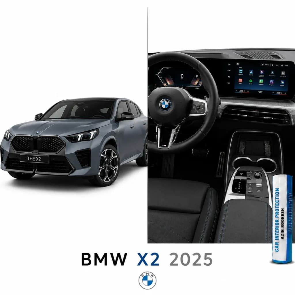 محافظ مانیتور و کنسول نانو مناسب برای BMW X2 2025 — تصویر ۲