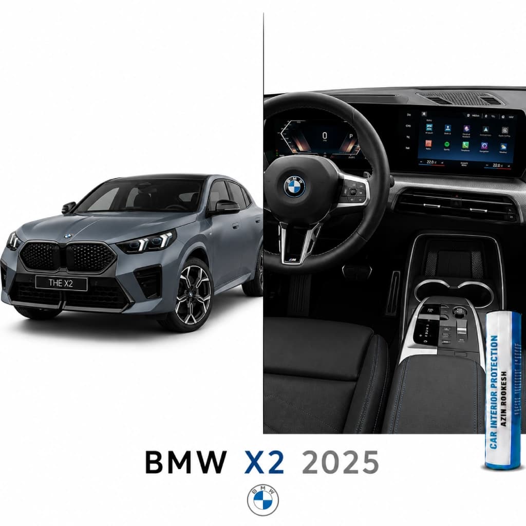 محافظ مانیتور و کنسول نانو مناسب برای BMW X2 2025