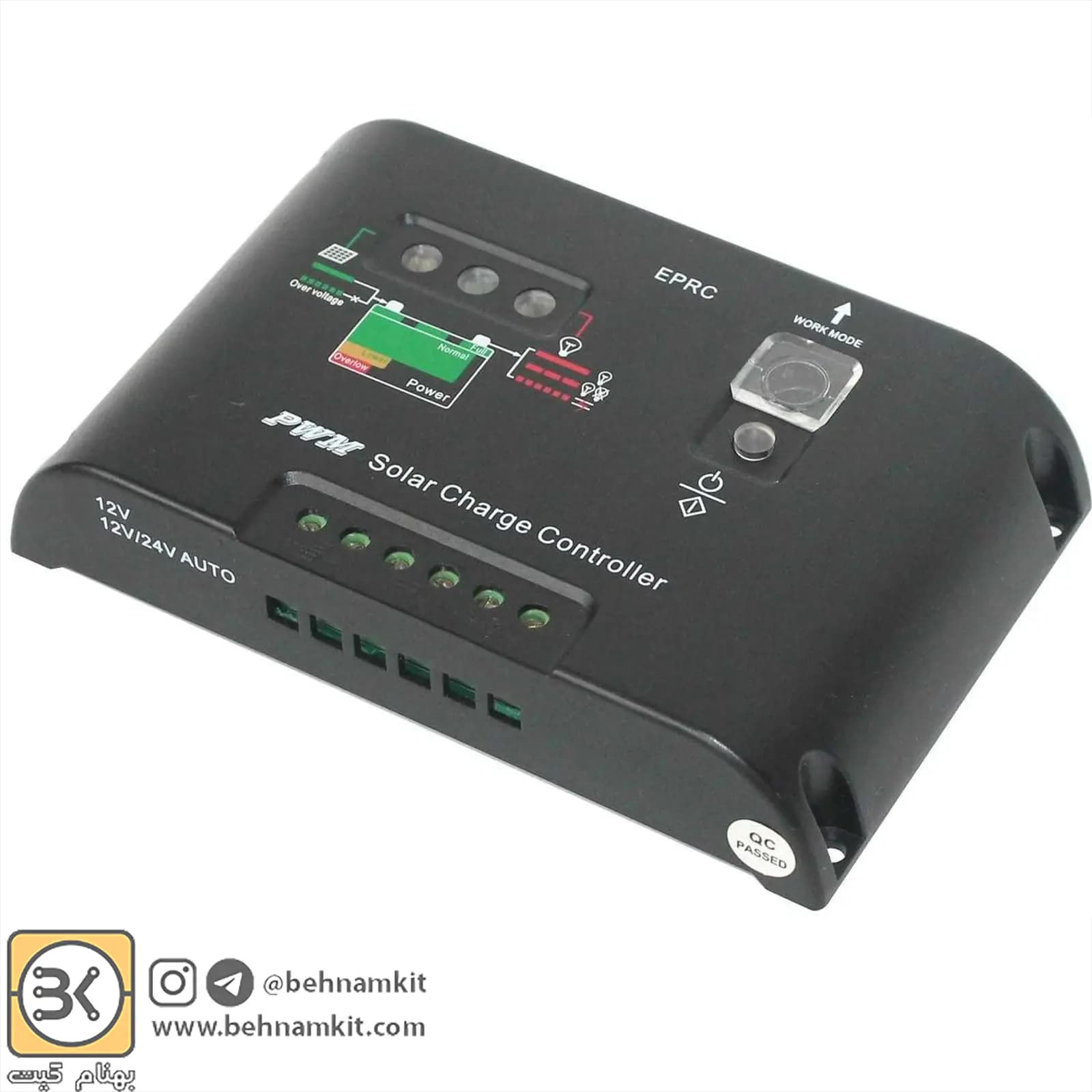 کنترل شارژ KT1240, 12/24V – 40A — تصویر ۵