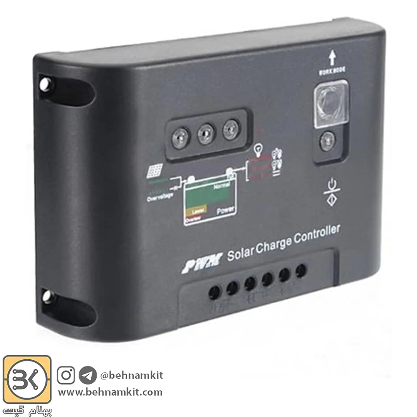 کنترل شارژ KT1240, 12/24V – 40A — تصویر ۴