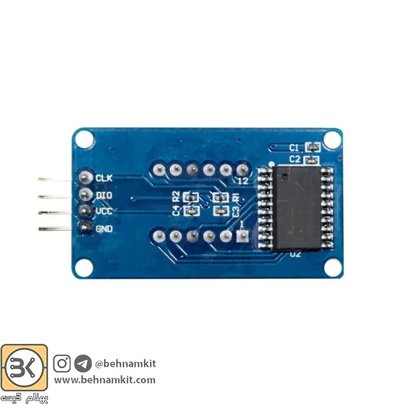 ماژول سون سگمنت 4 رقمی با درایور TM1637 — تصویر ۳