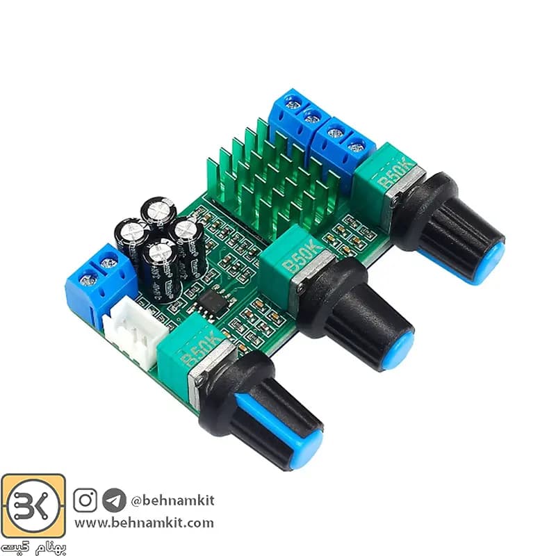 ماژول آمپلی فایر دیجیتال 80 وات دو کانال مدل XH-M567 با تراشه TPA3116D2