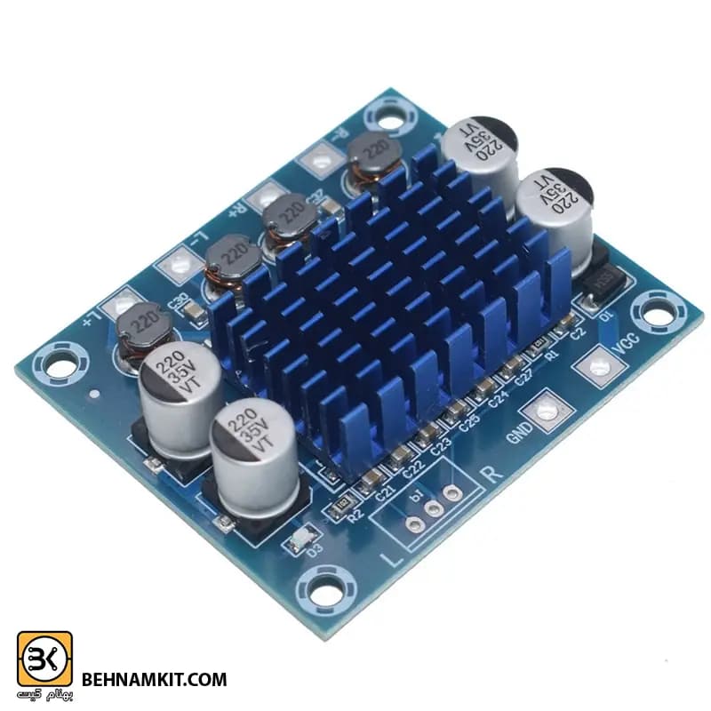 ماژول آمپلی فایر 2X30W وات استریو TPA3110 DC 8V-26V XH-A232 — تصویر ۴