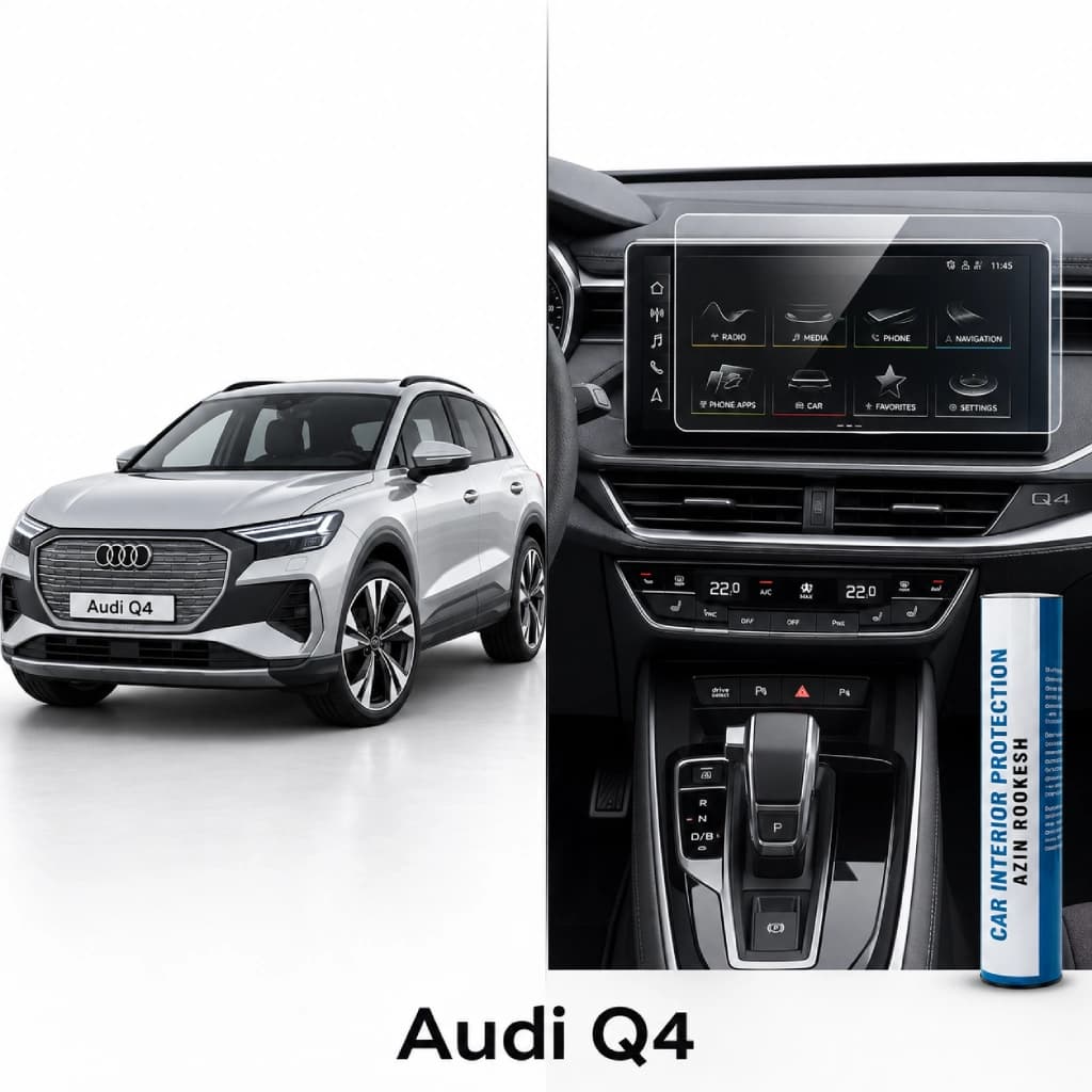 محافظ مانیتور و کنسول نانو مناسب برای AUDI Q4