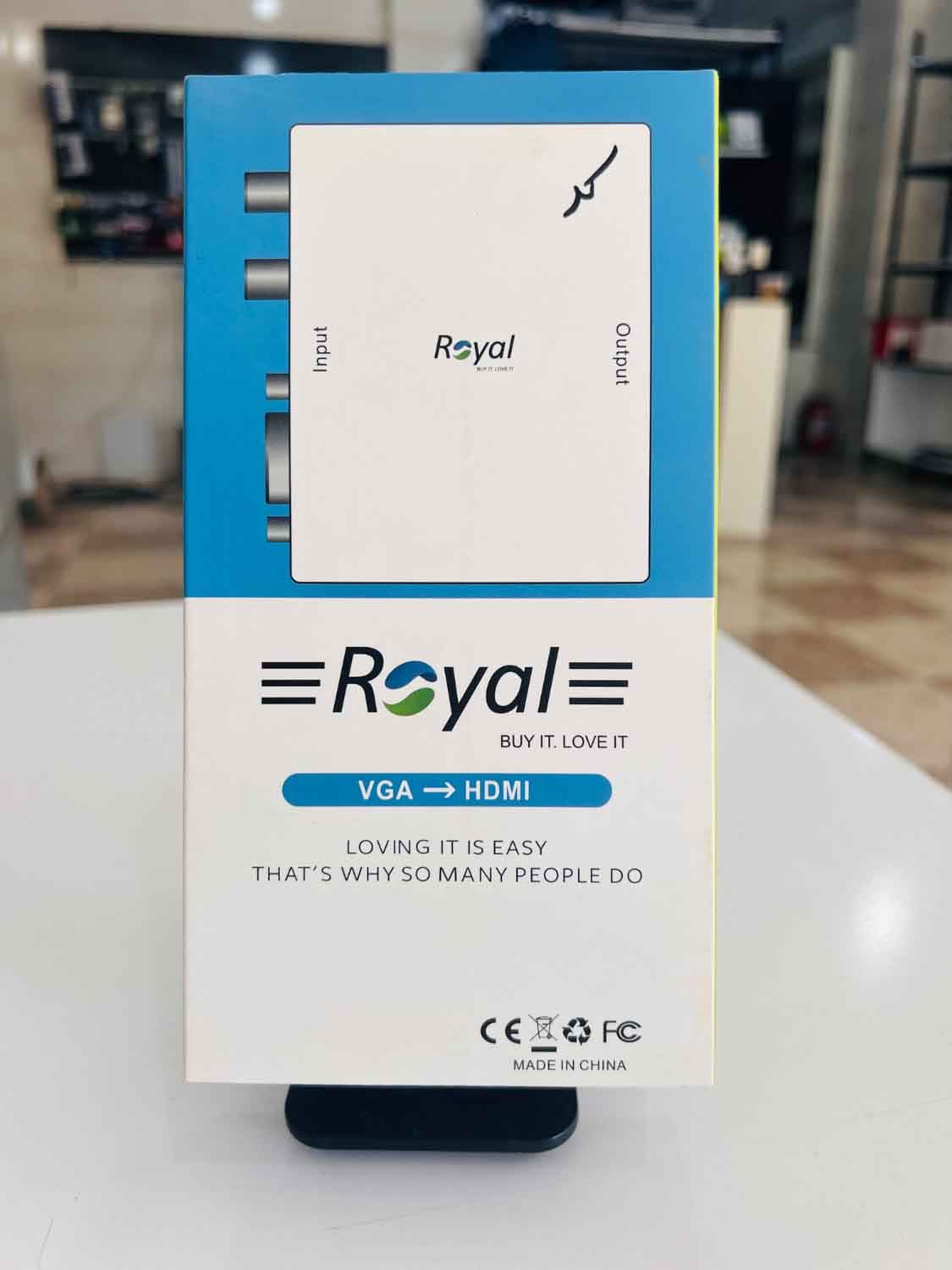 مبدل انتقال تصویر رویال VGA TO HDMI