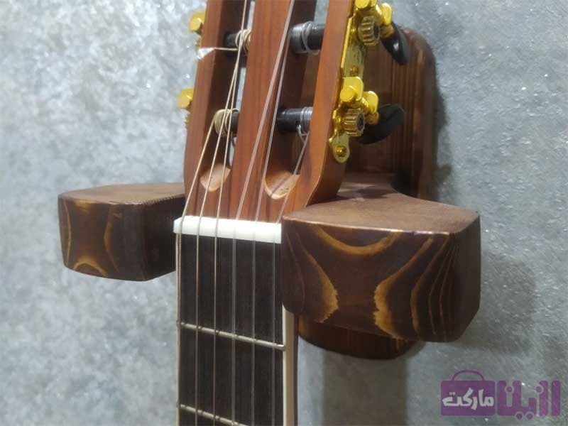 استند گیتار دیواری (قهوه ای)