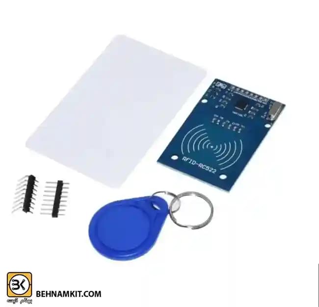 ماژول کارت خوان RFID 13.56 Mhz RC522 با قابلیت خواندن و نوشتن — تصویر ۳