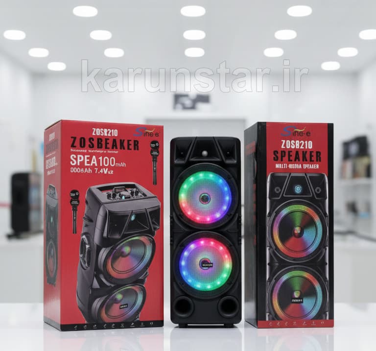 اسپیکر بلوتوثی قابل حمل ZQS8210 — تصویر ۹