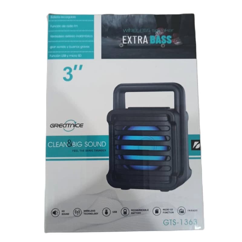 اسپیکر بلوتوثی قابل حمل مدل gts-1363 — تصویر ۱۱