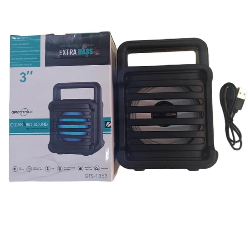 اسپیکر بلوتوثی قابل حمل مدل gts-1363 — تصویر ۷