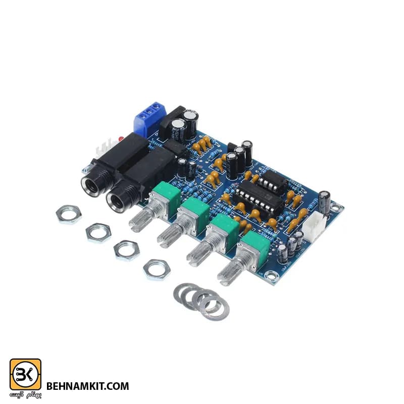 ماژول برد اکو میکسر و پری آمپلی فایر حرفه ای XH–M173